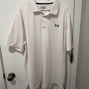 Under Armour Men's 2XL Classic White Polo